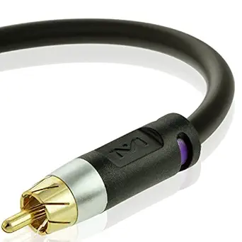 41wN8PLvazL._SX342_SY445_QL70_FMwebp_ Mediabridge Ultra Series High Performance Subwoofer Cable 25