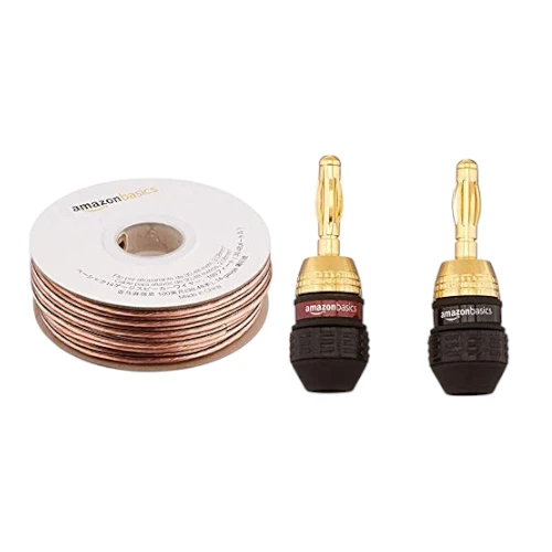 Amazon Basics Speaker Connector Banana Plugs in kenya at mtronics audio shop