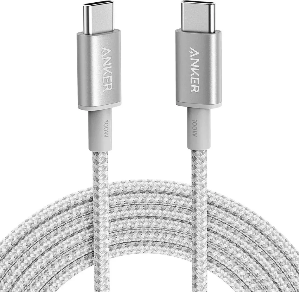 Anker 100W USB C Fast Charging Cable 10ft Long Braided Nylon Cord in kenya at mtronics audio shop