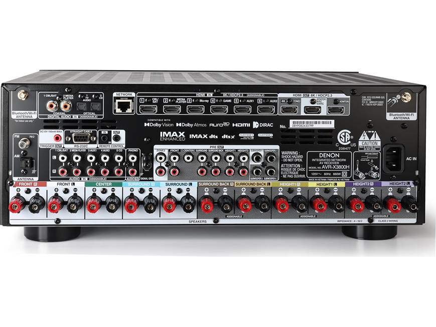 Denon AVR-X3800H 9.2 channel AV Surround Receiver in kenya at mtronics audio shop.