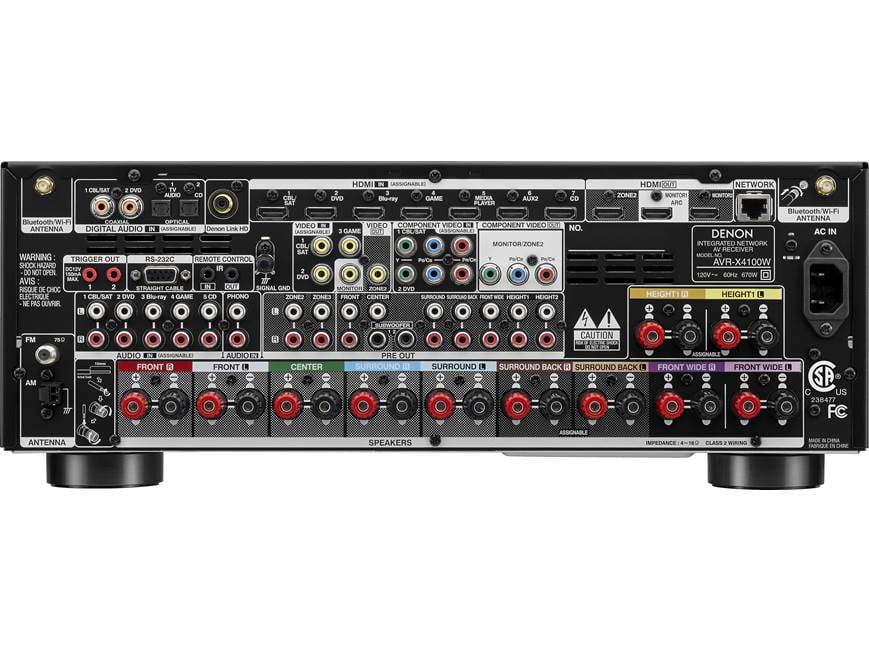 Denon AVR-X4100W AV Receiver in kenya at mtronics audio shop