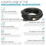 Mediabridge Ultra Series High Performance Subwoofer Cable 25
