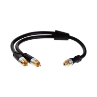 Mediabridge Ultra Series RCA Y-Adapter (12 Inches) - 1-Male to 2-Female for Digital Audio or Subwoofer in kenya at mtronics audio shop