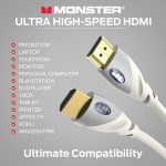 Monster HDMI Cable 4k Ultra HD with Ethernet - Corrosion-Resistant 24k Rose Gold Contacts in kenya at mtronics audio shop