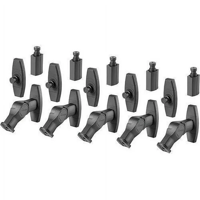 Rocketfish Tilting Wall Mounts Small Speakers (5-Pack) (RF-HSWM5B) Black