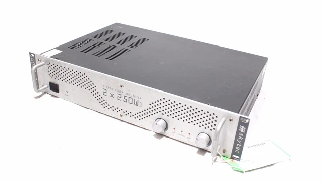 Skytec Tec6500 2 x 250W Rms Stereo Power Amplifier