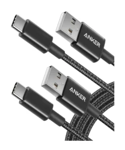 Anker USB Type C Cable, 6 ft Premium Nylon USB-A to USB-C Fast Charging in kenya at mtronics audio shop