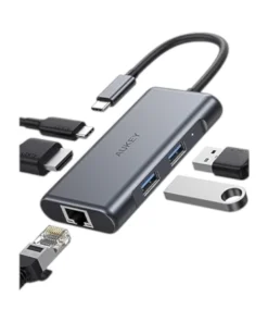 Aukey 5-In-1 USB-C Hub in kenya at mtronics audio shop