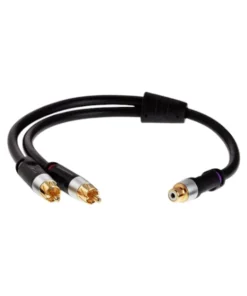 Mediabridge Ultra Series RCA Y-Adapter (12 Inches) - 1-Male to 2-Female for Digital Audio or Subwoofer in kenya at mtronics audio shop