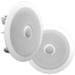 Pyle PDIC80 White 2 Way In Ceiling Speaker System in kenya at mtronics audio shop